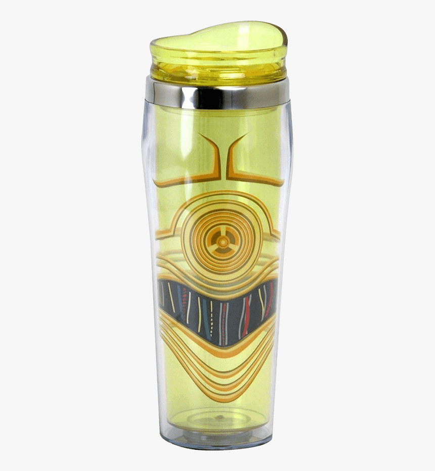 Star Wars C-3po Plastic Travel Mug - Pint Glass, HD Png Download