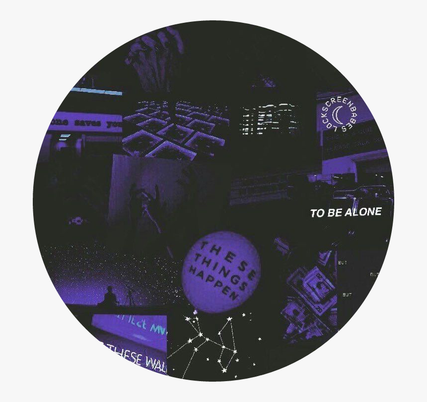 Purple Aesthetic Tumblr Sticker Trejoo Flores Png Purple - Azzy Minha Rua, Transparent Png