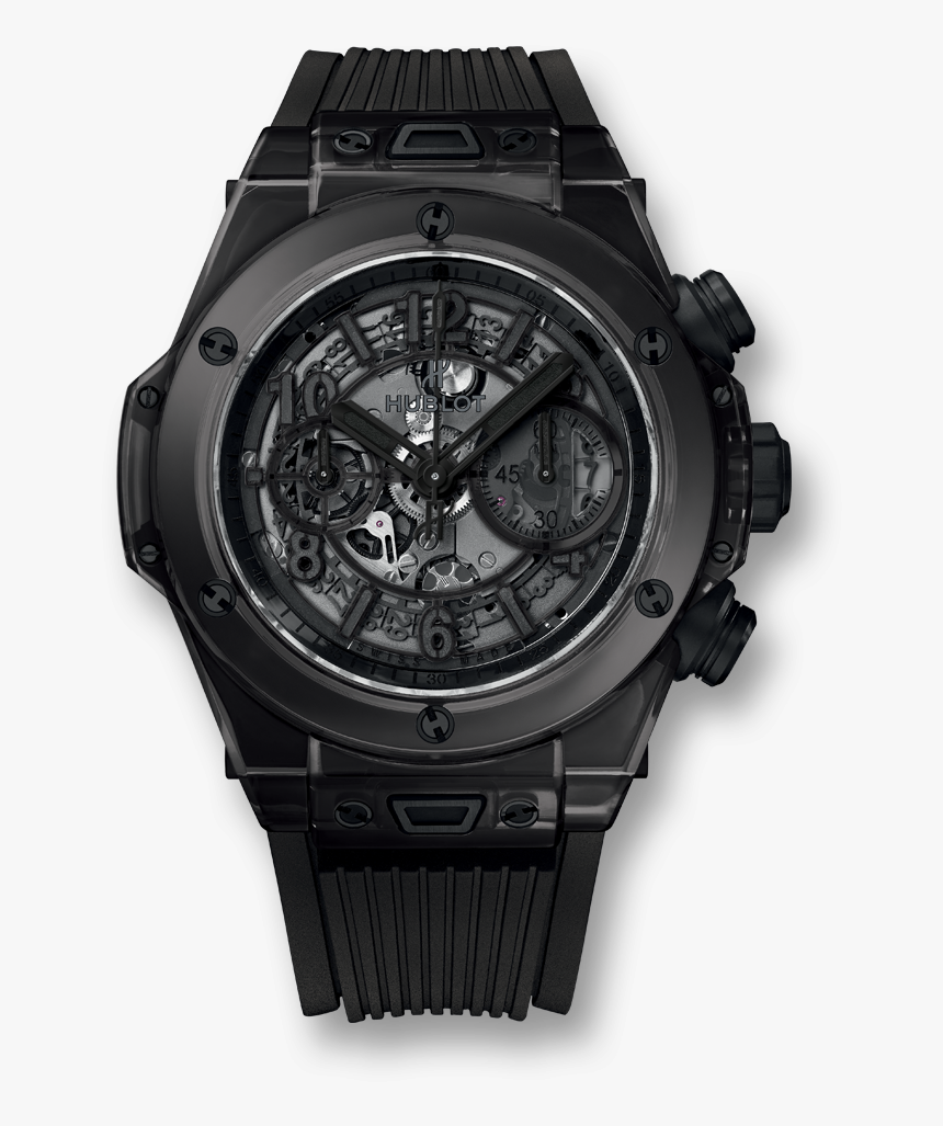 Big Bang Unico All Black Sapphire - Hublot Big Bang Rainbow, HD Png Download