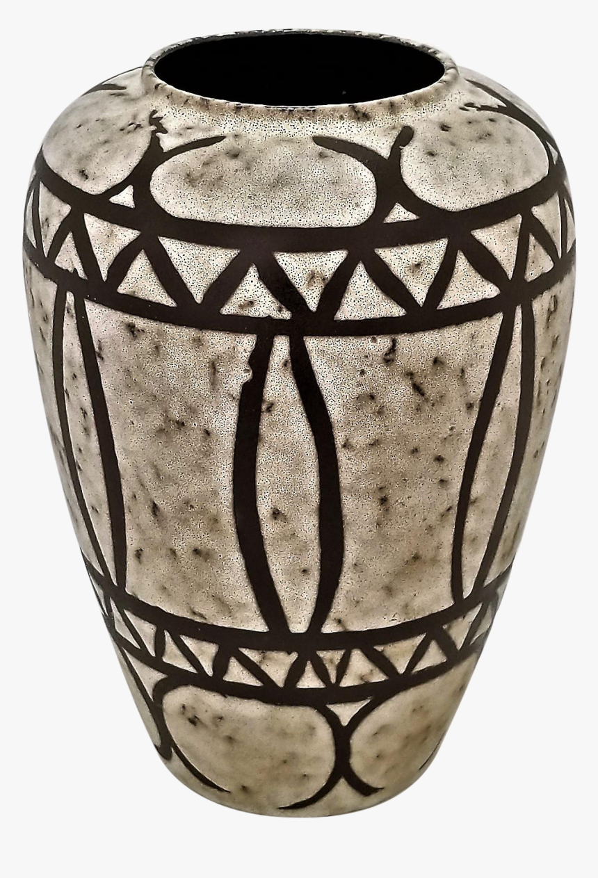 Modern Geometric Patterns Pottery Png - Vase, Transparent Png