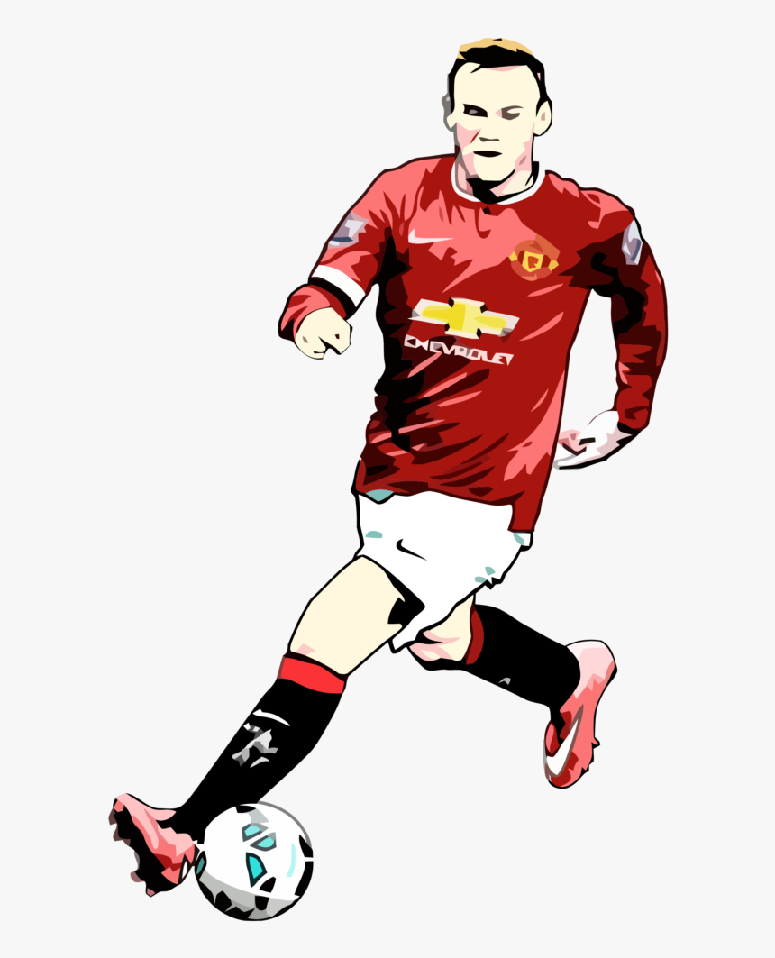 Wayne Rooney Cartoon, HD Png Download