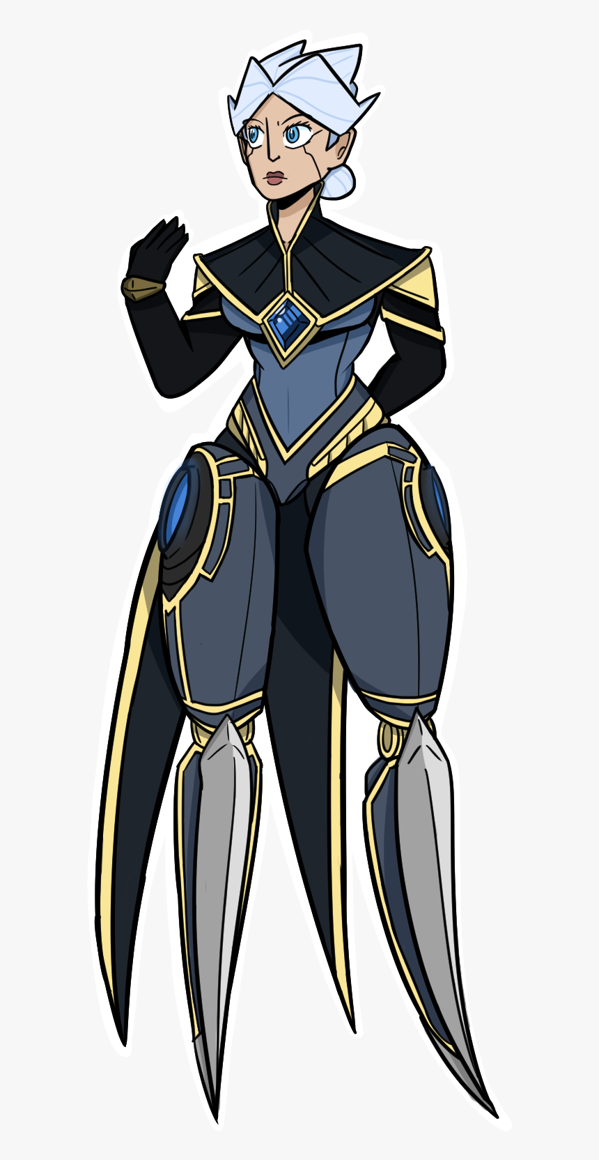 Knife Legs - Cartoon, HD Png Download