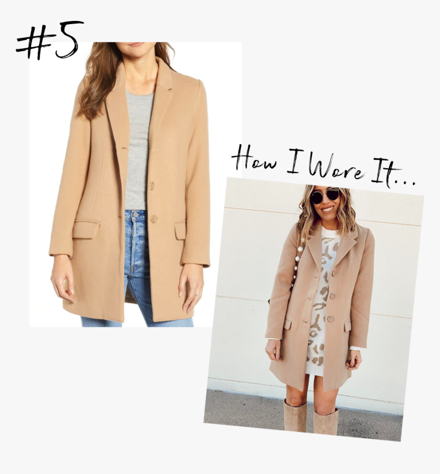 Nordstrom Bb Dakota Whiskey Business Fall Winter Coat - Sweater, HD Png Download