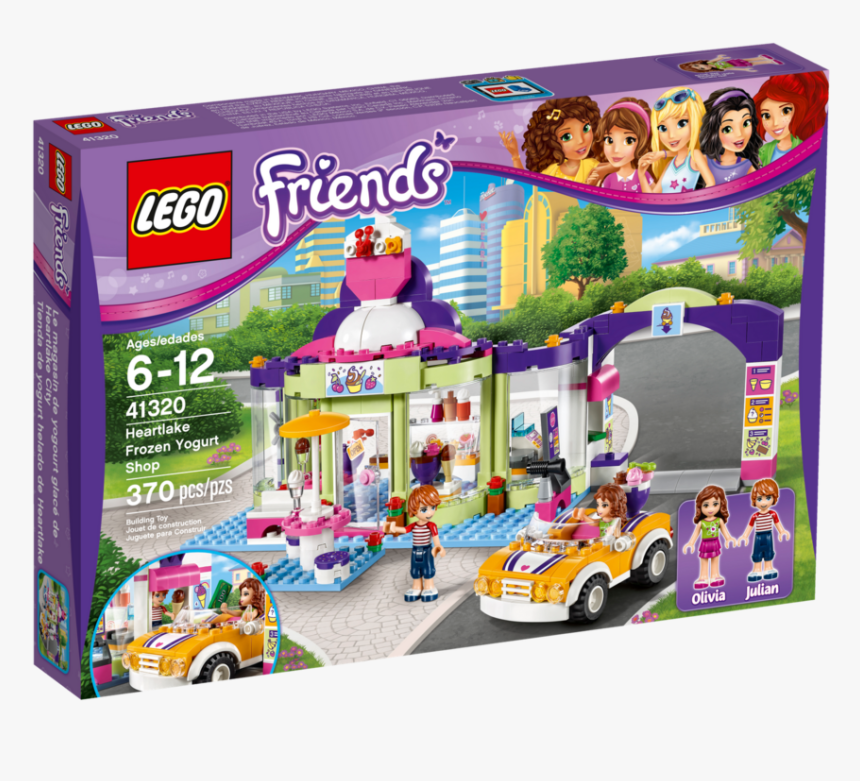 Lego Friends Heartlake Frozen Yogurt Shop , Png Download - Lego Friends Heartlake Yogurt Shop, Transparent Png