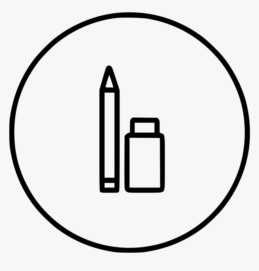 Pen Pencile Tool Eraser Erase Sketch Tool Drawing - Drawing, HD Png Download