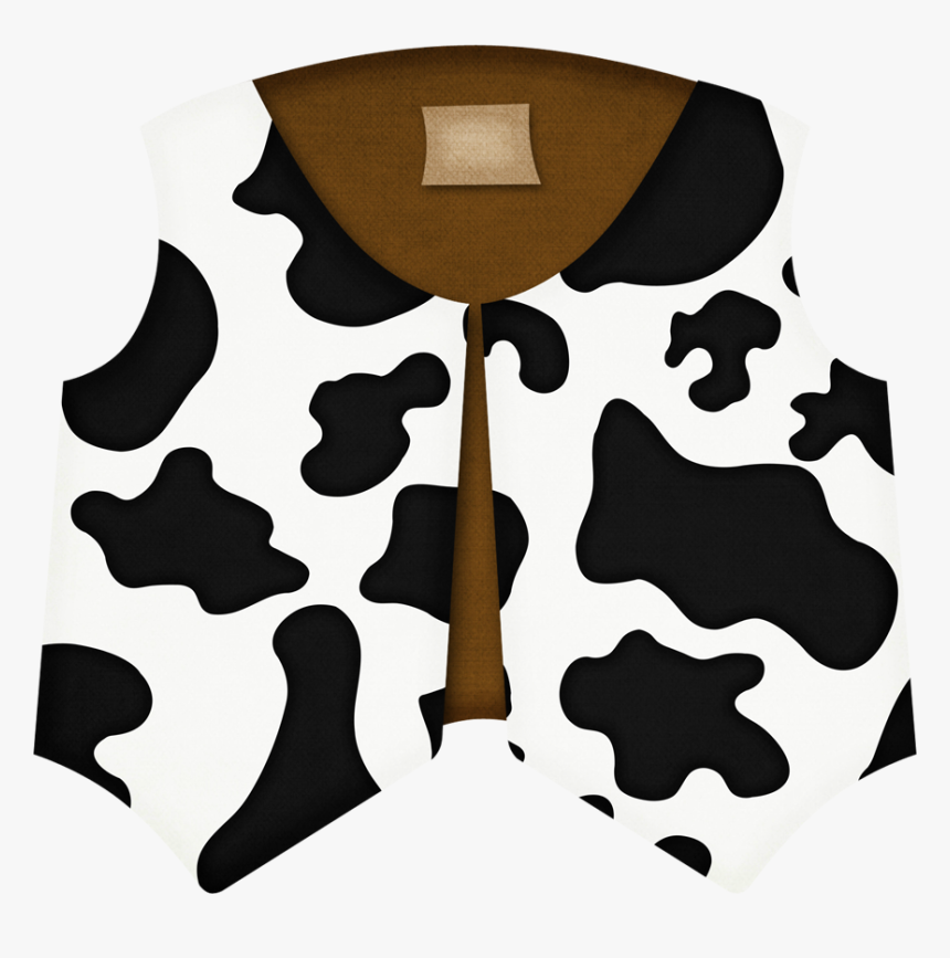Cowgirl Clipart Western Attire - Cow Skin Pattern, HD Png Download