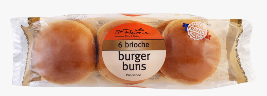 St Pierre Brioche Burger Buns 6 Pack , Png Download - Bun, Transparent Png