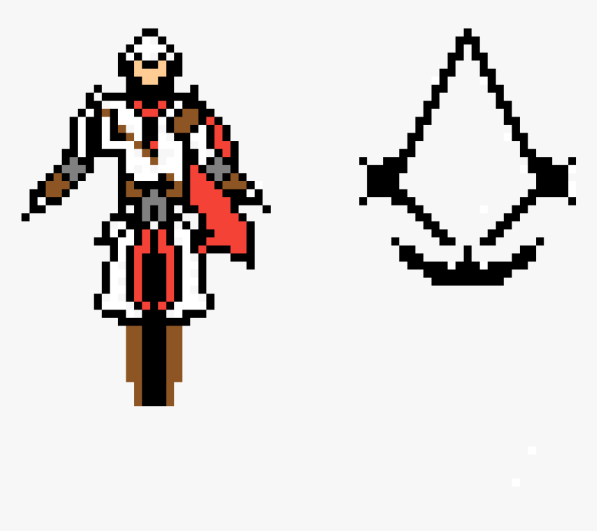 Transparent Ezio Auditore Png - Ezio Pixel Art, Png Download