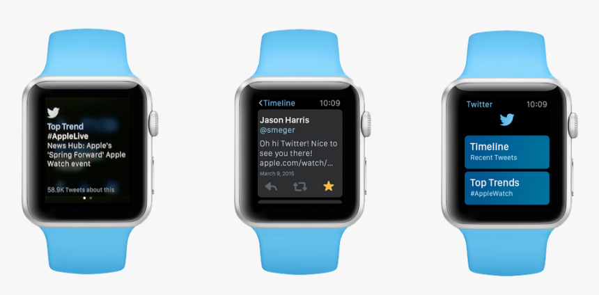 1 Twitter Must Haves - Apple Watch Mockup Message, HD Png Download