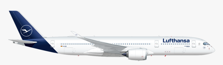 Lufthansa Airplane Png, Transparent Png