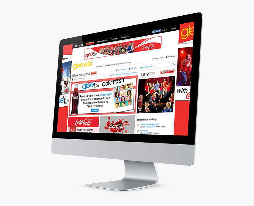 Glee-1 - Computer Monitor, HD Png Download