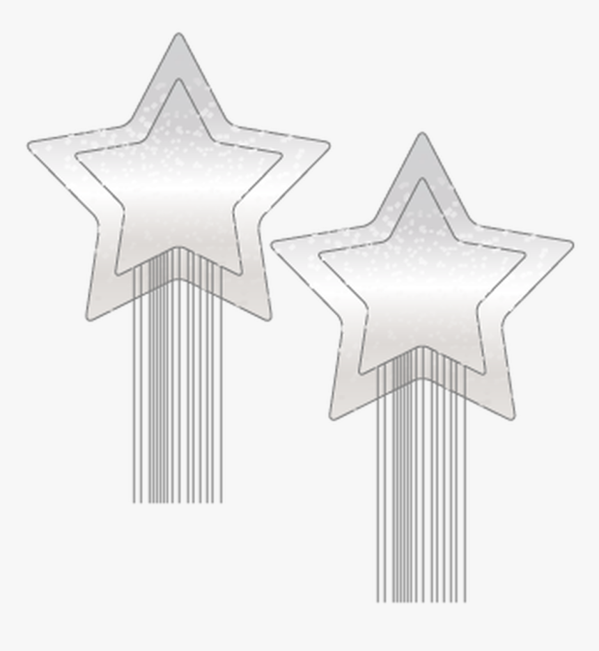 Pastease Silver Glitter Rockstar Pasties With Tassles - Cookie Cutter, HD Png Download