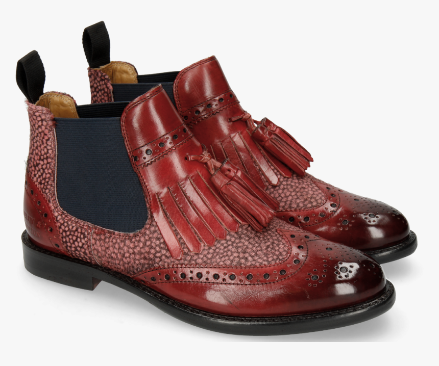 Ankle Boots Selina 5 Ruby Hairon Halftone Wine - Melvin & Hamilton Selina, HD Png Download