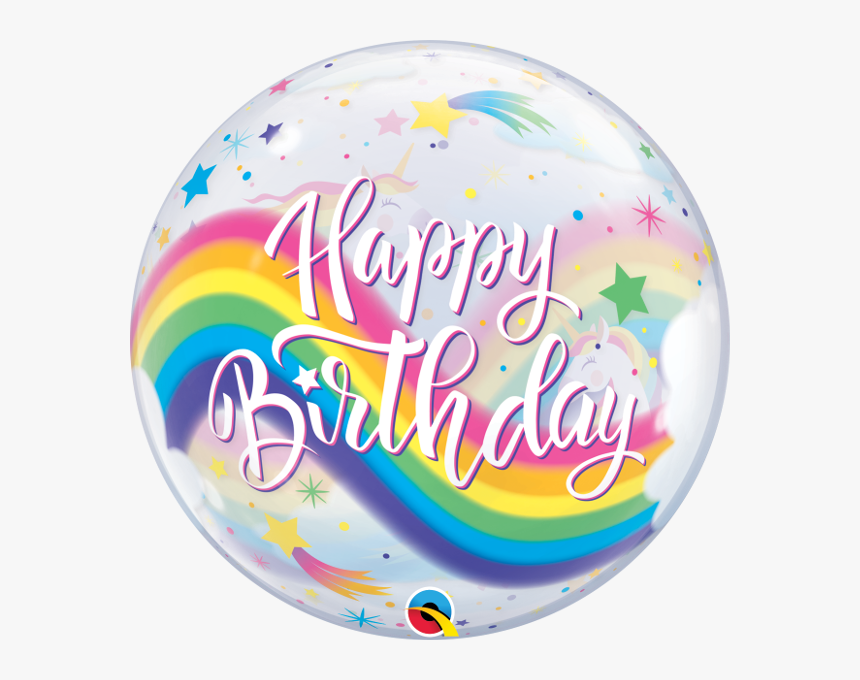 Balloon Unicorn Happy Birthday, HD Png Download