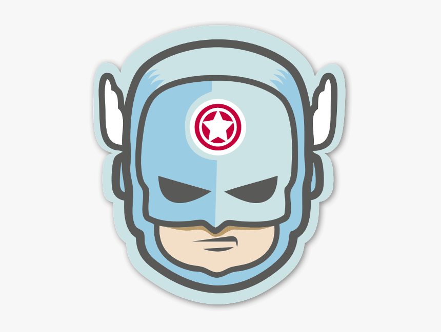 Rafael Captn America Sticker - Illustration, HD Png Download