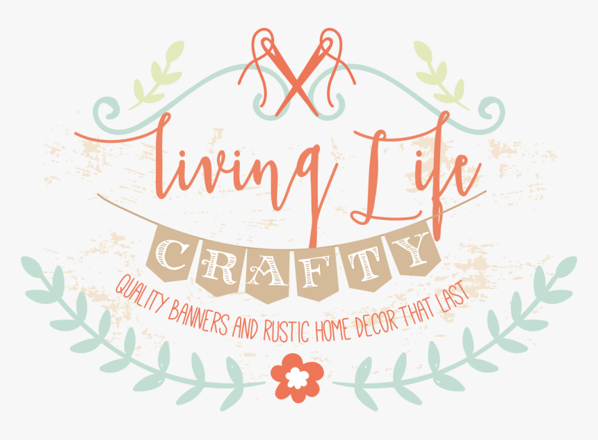 Living Life Crafty - Calligraphy, HD Png Download