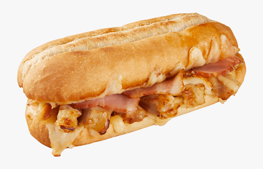 Californian Chicken & Bacon Pizza Sandwich - Fast Food, HD Png Download