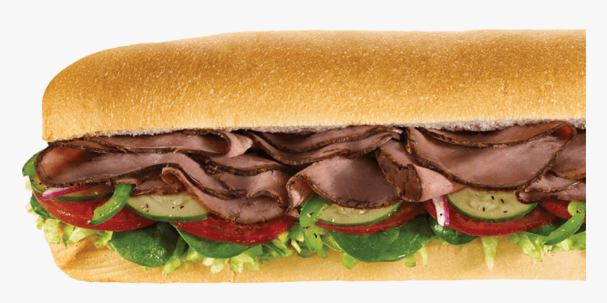 Subway Roast Beef Footlong, HD Png Download