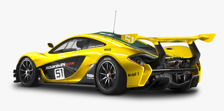 Yellow Mclaren P1 Gtr Car Png Image - Mclaren P1 Gtr Png, Transparent Png