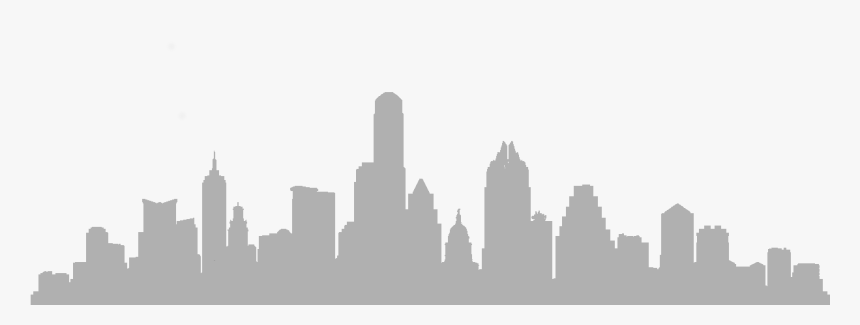 Austin Skyline - Silhouette Austin Skyline, HD Png Download