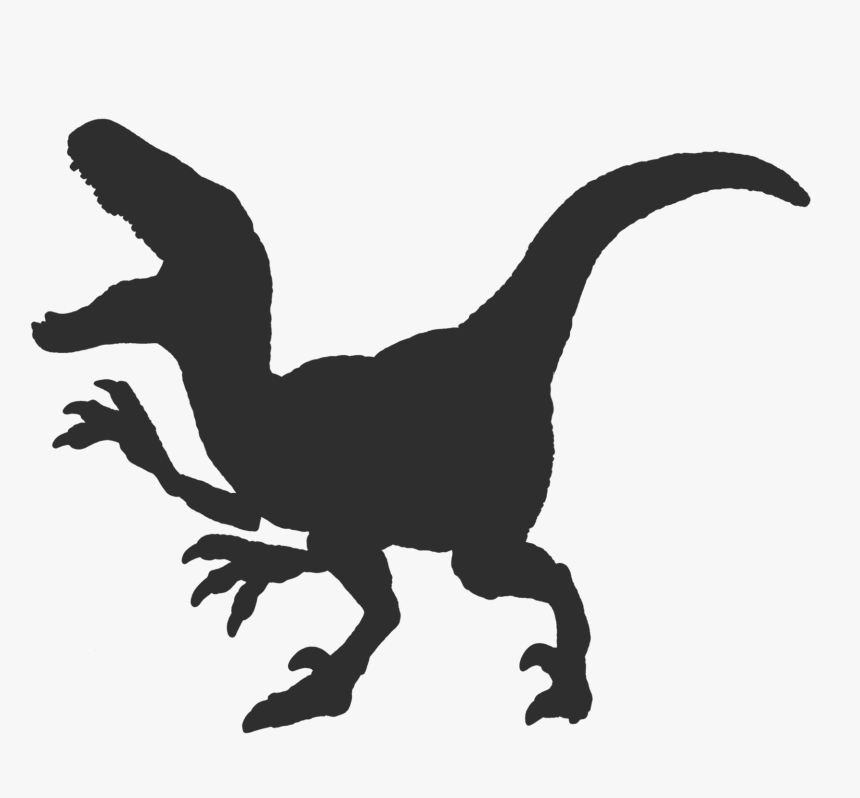 Dinosaur Clipart Black And White Free, HD Png Download