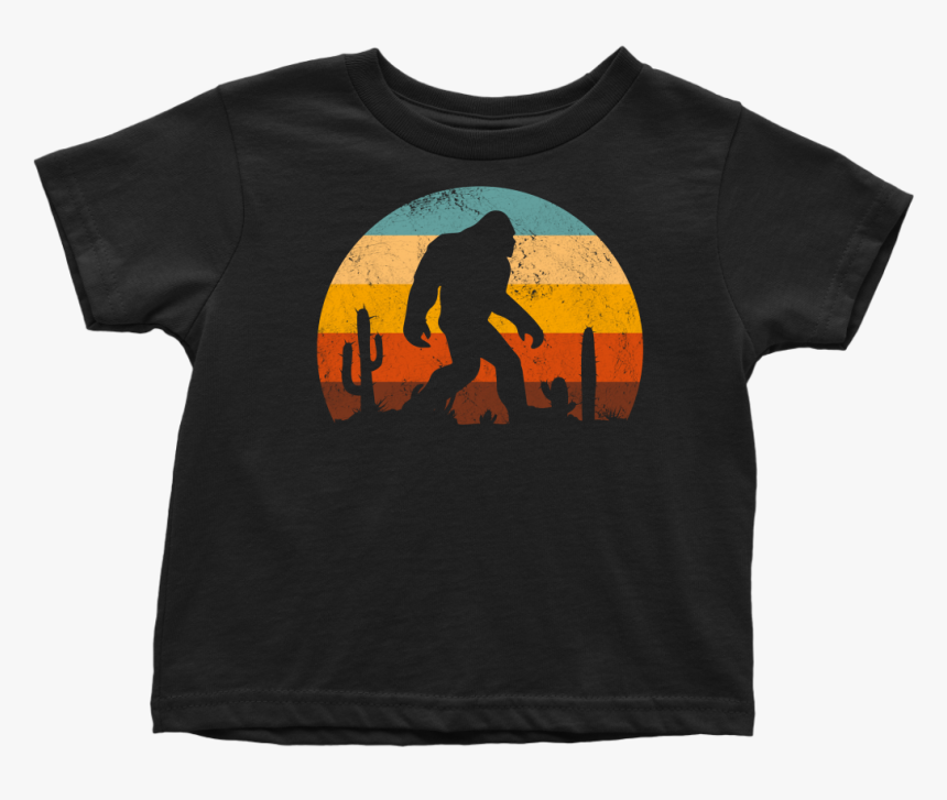 Retro Classic Bigfoot Sasquatch Silhouette Shirt - Im 5 Lets Party, HD Png Download