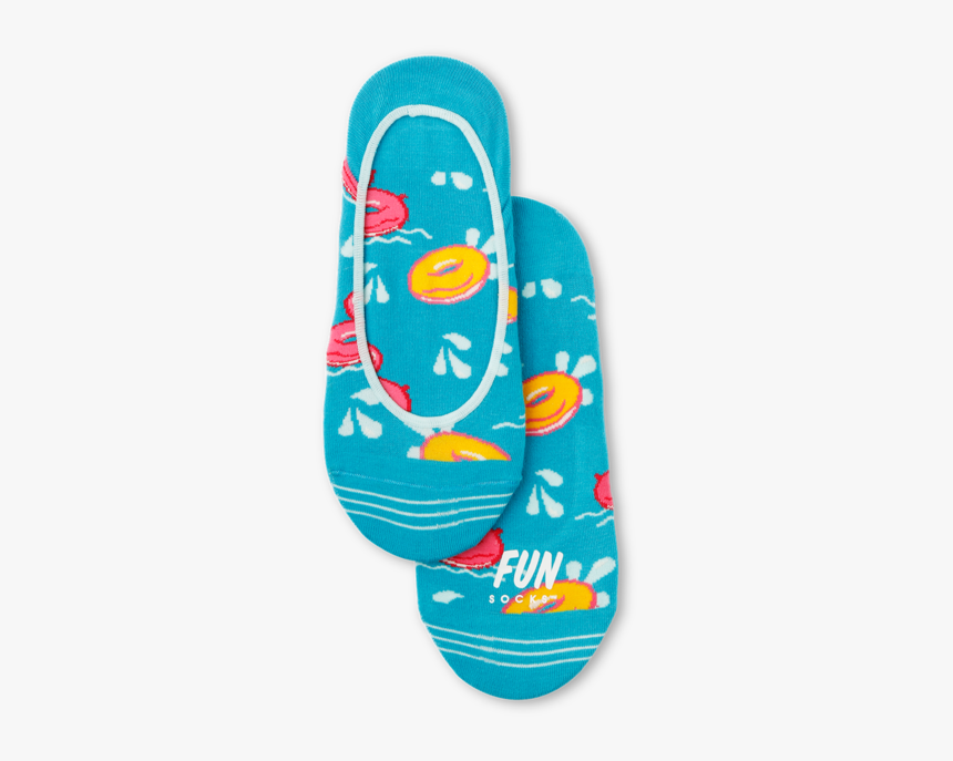 Women S Flamingo Float Socks - Flip-flops, HD Png Download