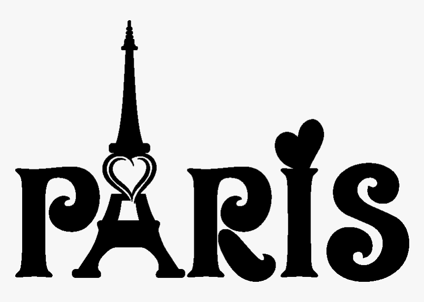 Sticker Paris Coeurs Romantiques Ambiance Sticker Kc6775 - Spire, HD Png Download