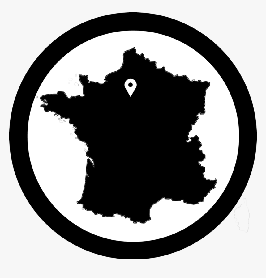 France Logo Black - France, HD Png Download