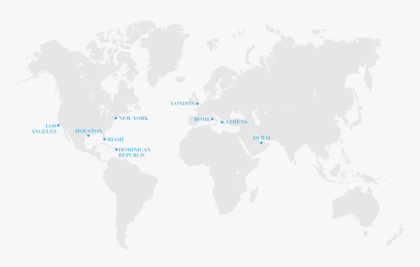 Contact Us Page - World Map, HD Png Download