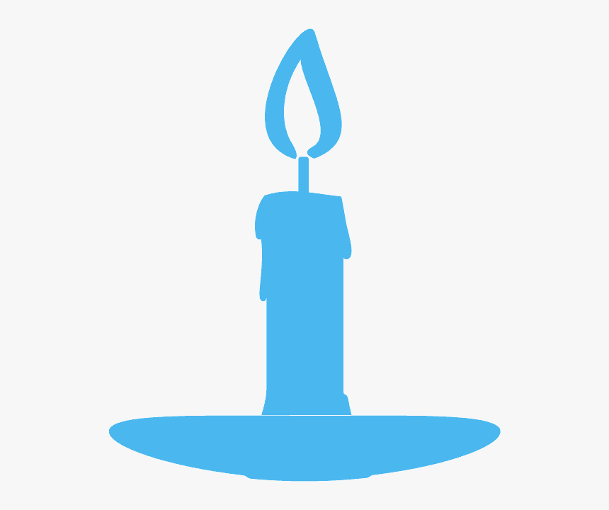 Black Burning Candle Candle Clip Art, HD Png Download