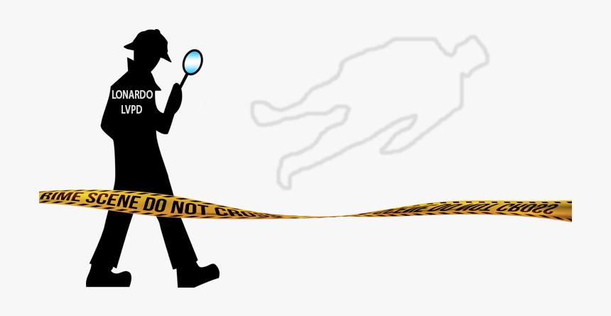 Vector Graphics Clip Art Detective Fiction Image - Magnifying Glass Detective Silhouette Png, Transparent Png