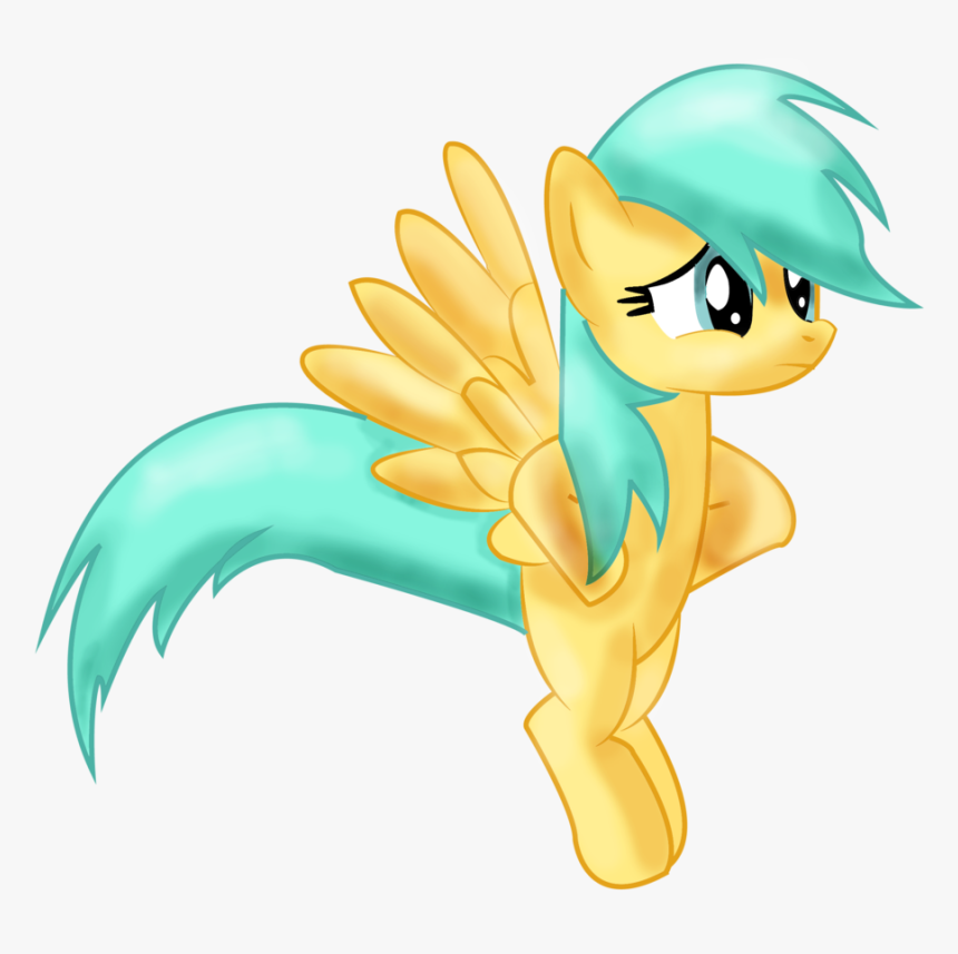 Water-horse, Safe, Simple Background, Sunshower Raindrops, - Cartoon, HD Png Download