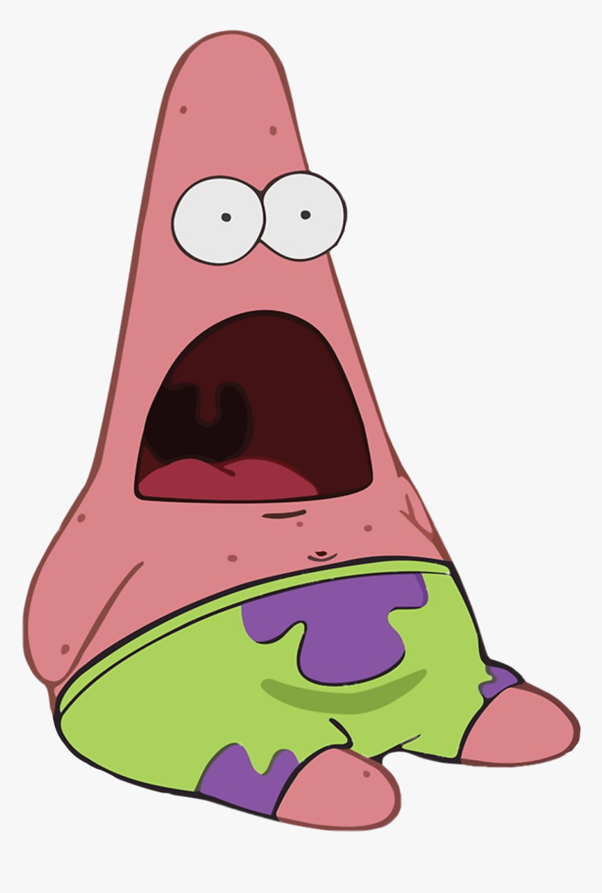 Surprised Patrick Png, Transparent Png
