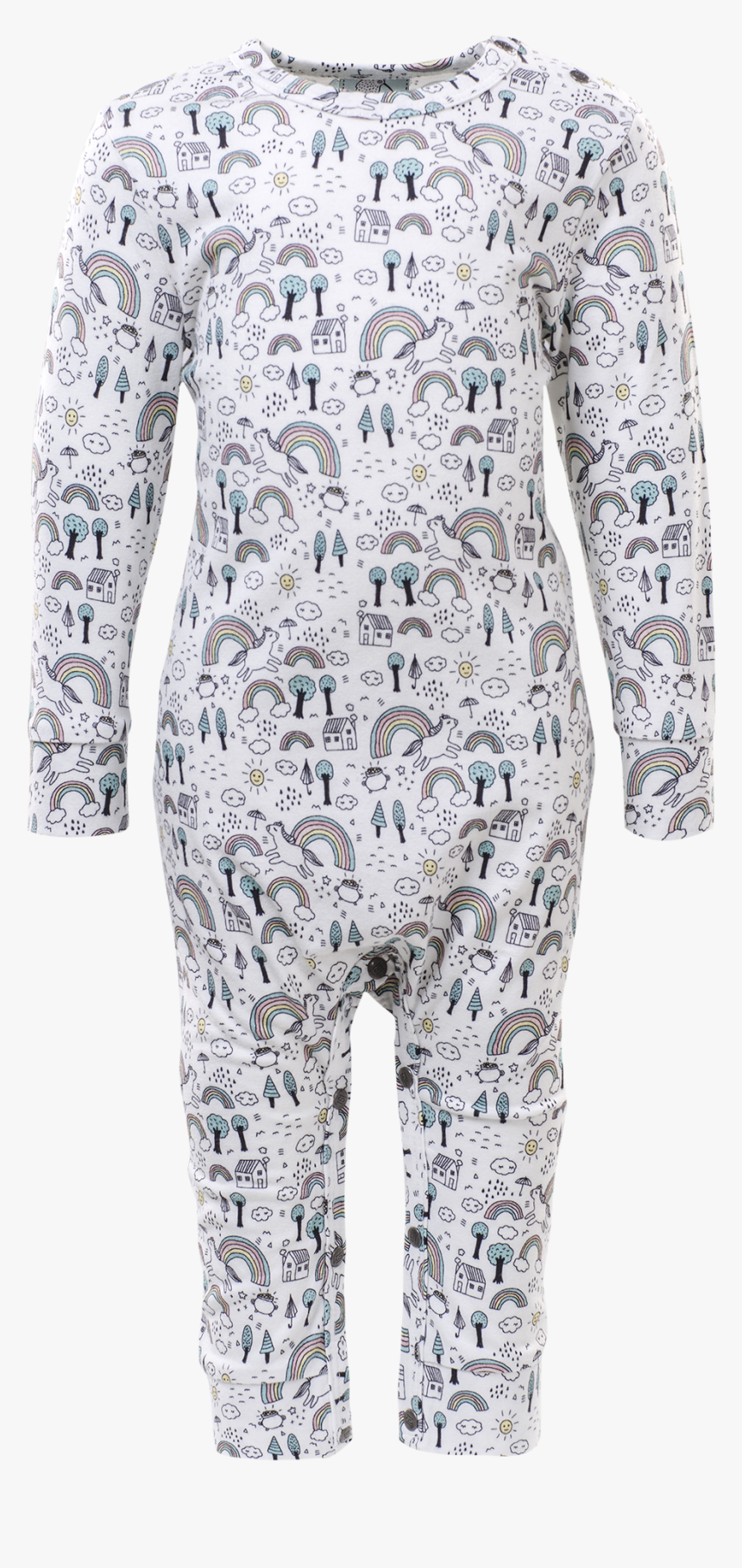 Ll Rainbow Onesie - Pajamas, HD Png Download