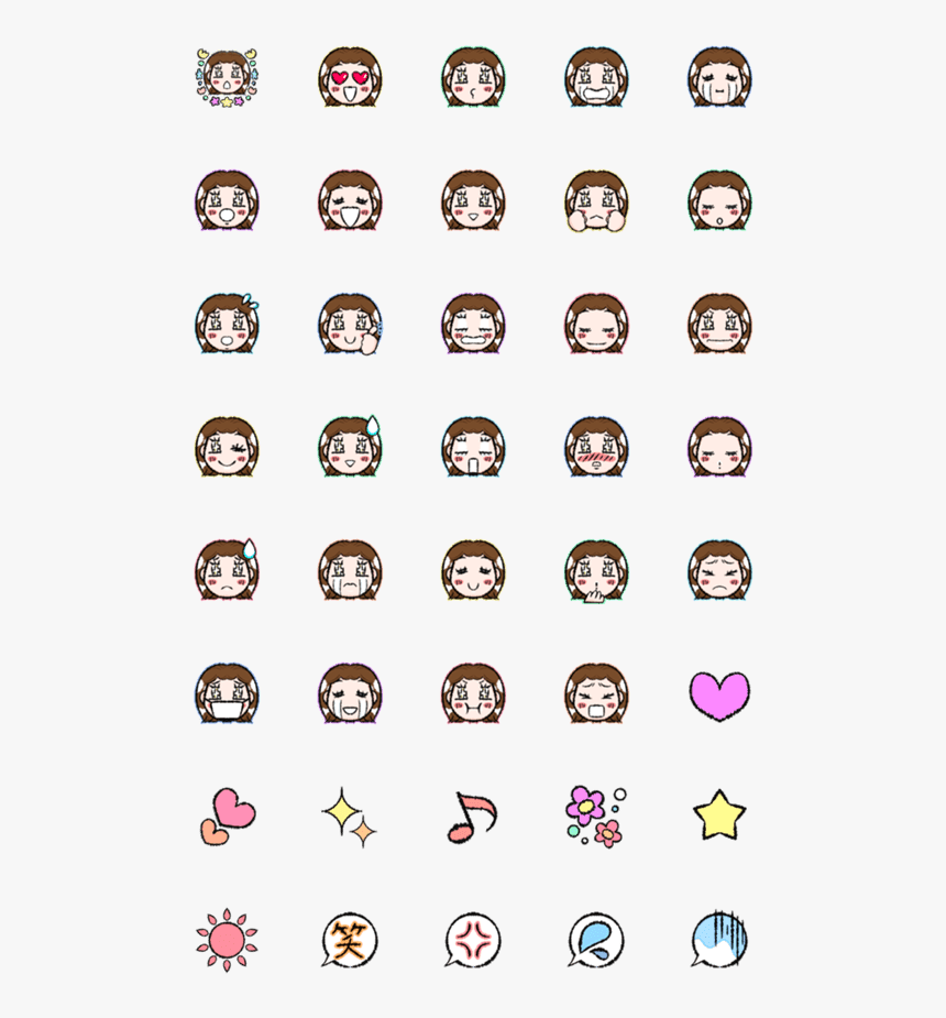 Chibi Maruko Chan Emoji, HD Png Download