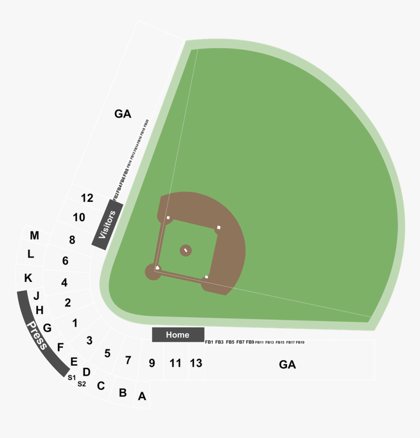 Baseball Field, HD Png Download