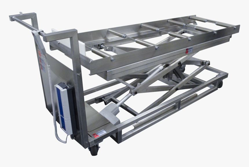 Portable Cadaver Scissor Lift With Rollers 
 Class - Roof Rack, HD Png Download