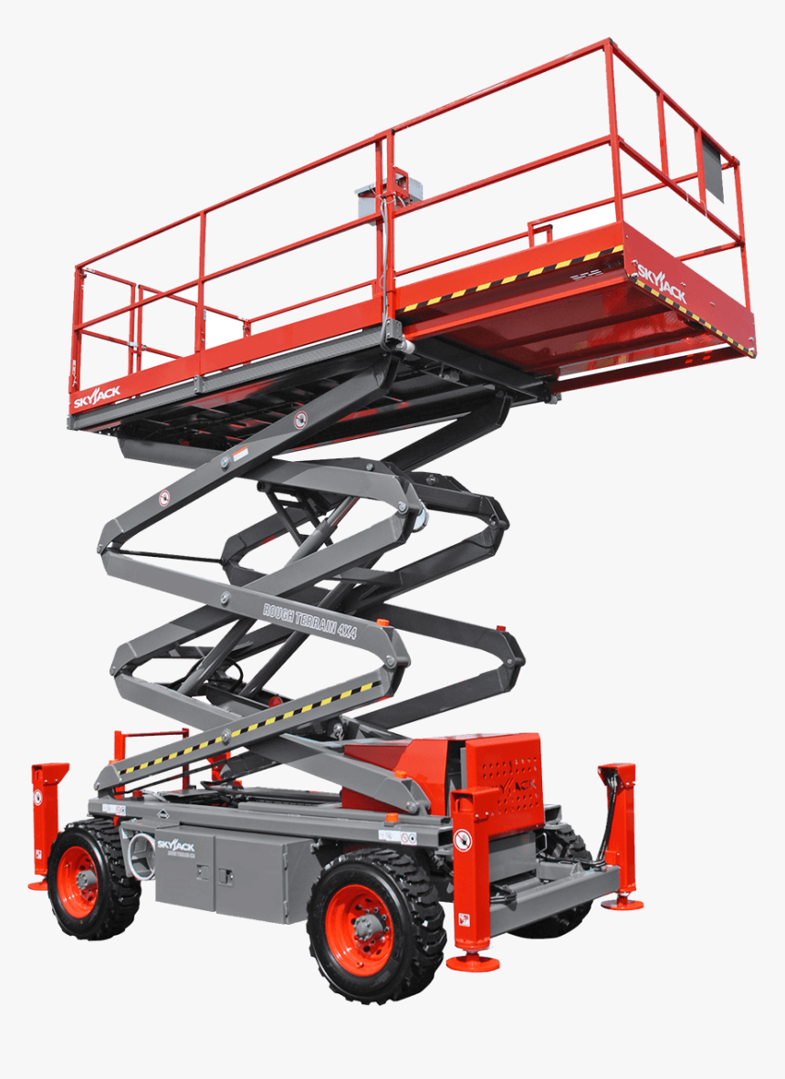 Rough Terrain Scissor Lift, HD Png Download