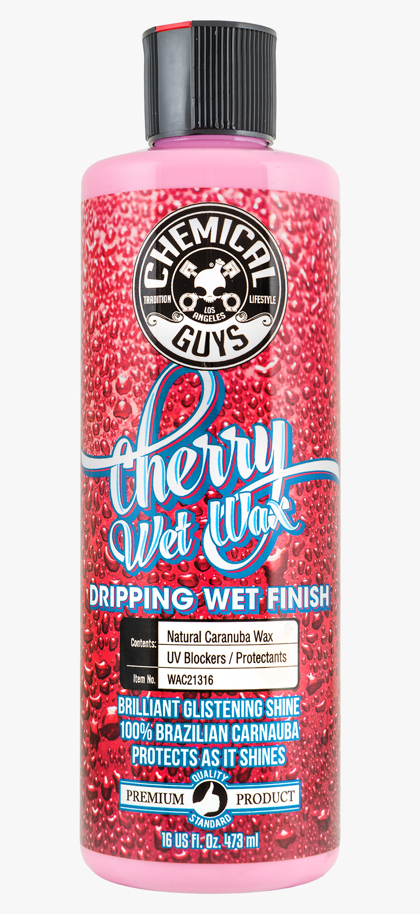 Cherry Wet Wax Brilliant Glistening Shine Carnauba - Chemical Guys Cherry Wet Wax, HD Png Download