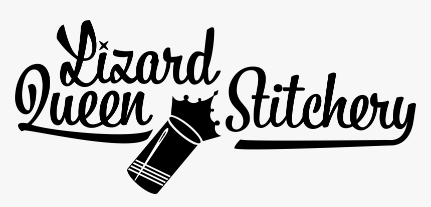 Lizard Queen Stitchery - Calligraphy, HD Png Download