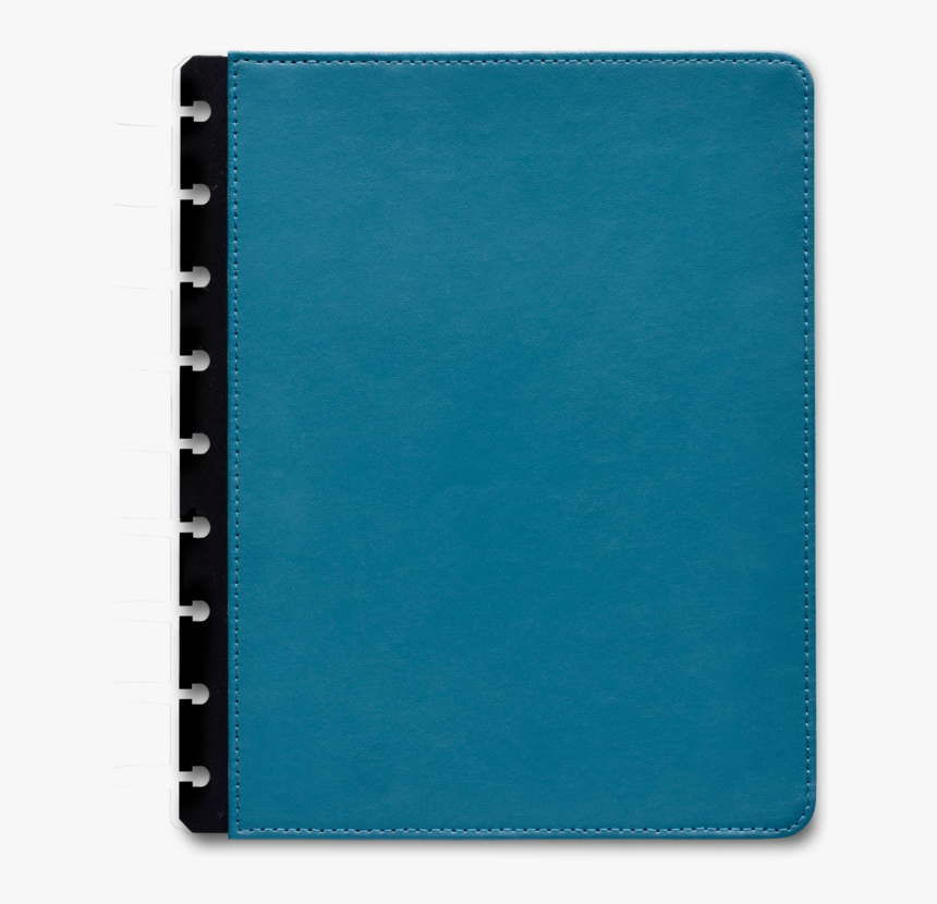 Blue Vegan Leather Customizable Planner Cover - Diary, HD Png Download