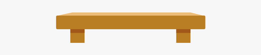 Shelf Orange - Bench, HD Png Download