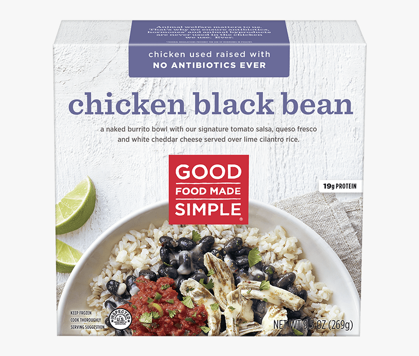 Chicken Black Bean Rice Bowl Frozen, HD Png Download