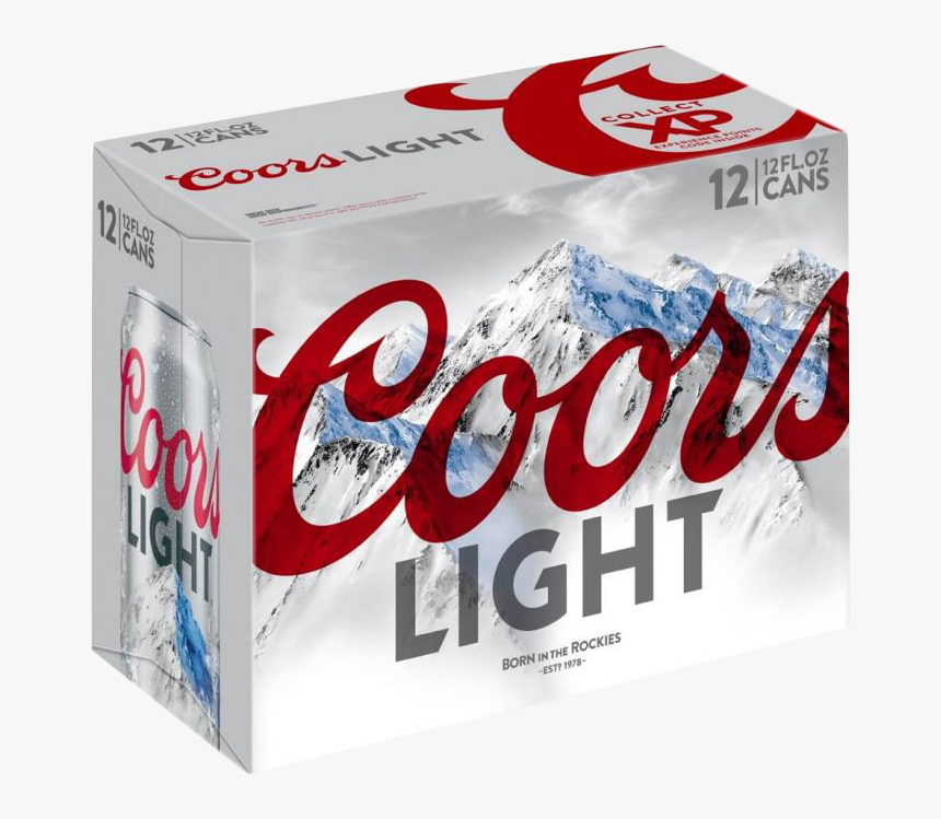 Coors Light 12oz 12pk Cn 12oz Beer - Coors Light 12 Pack Cans, HD Png Download