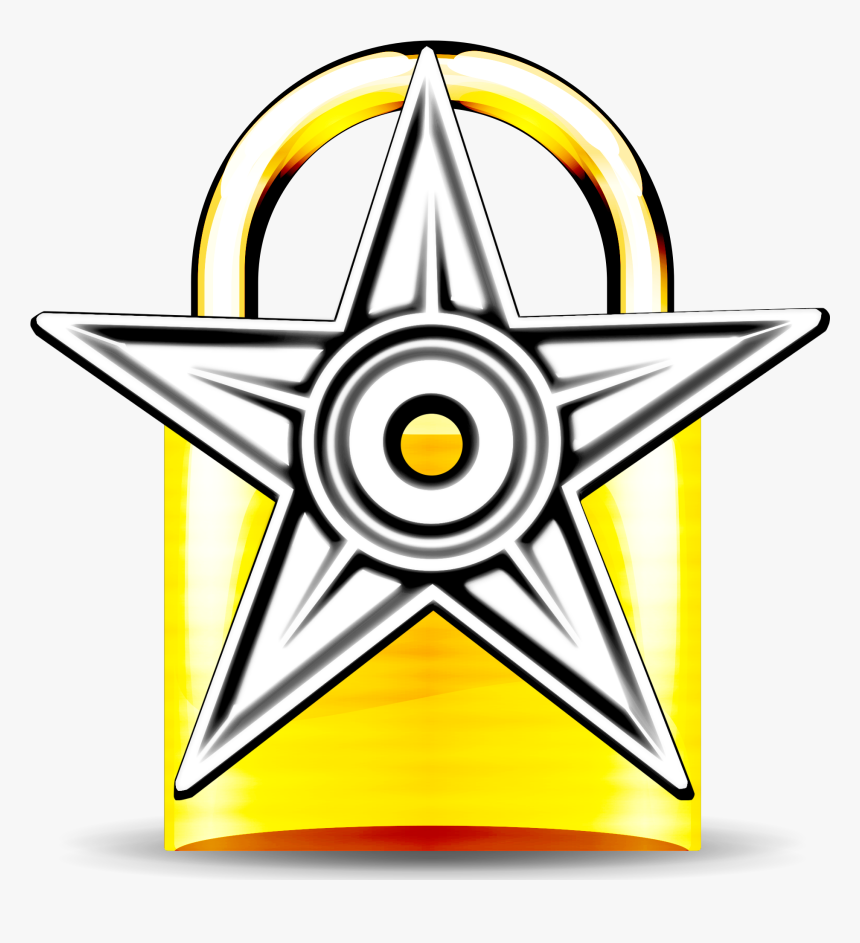 Padlock Barnstar, HD Png Download