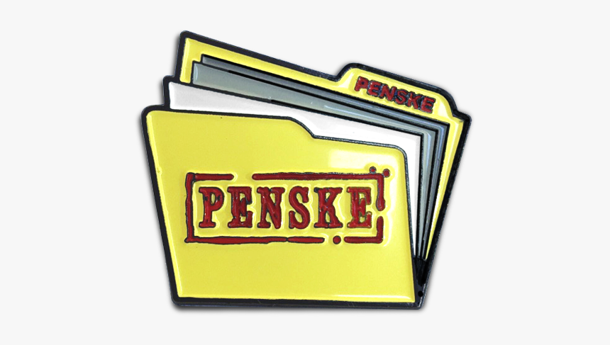 The Penske File Enamel Pin - Label, HD Png Download