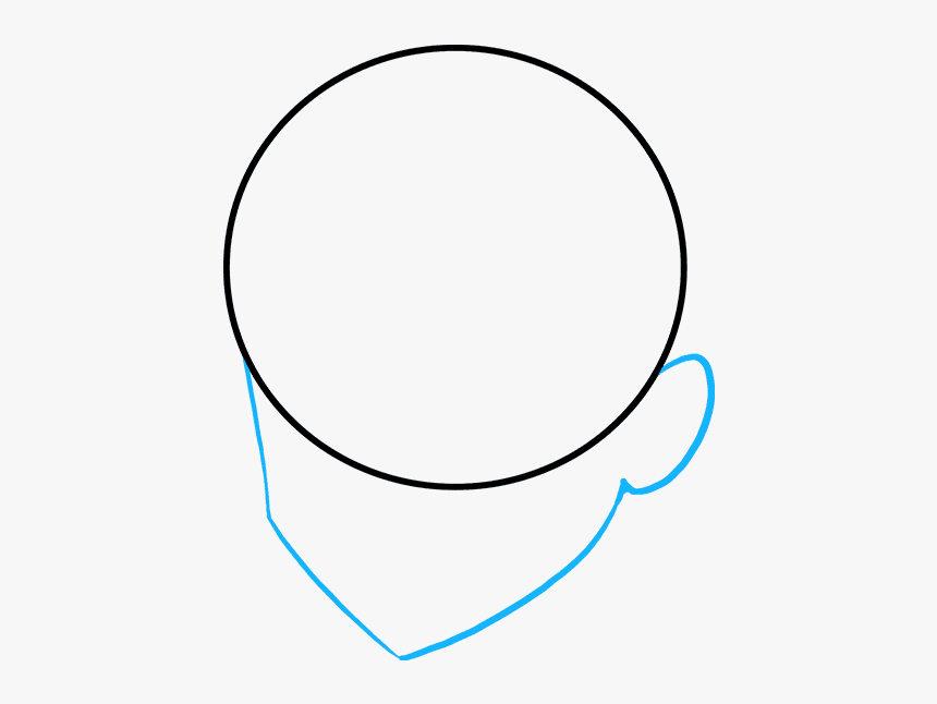 How To Draw Manga Hair - Monogon, HD Png Download