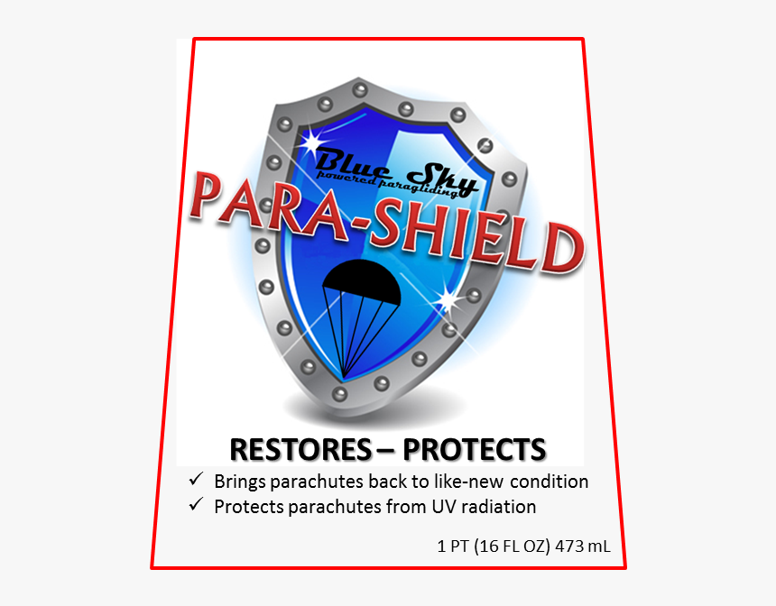 Para-shield Paraglider Conditioner - Graphic Design, HD Png Download
