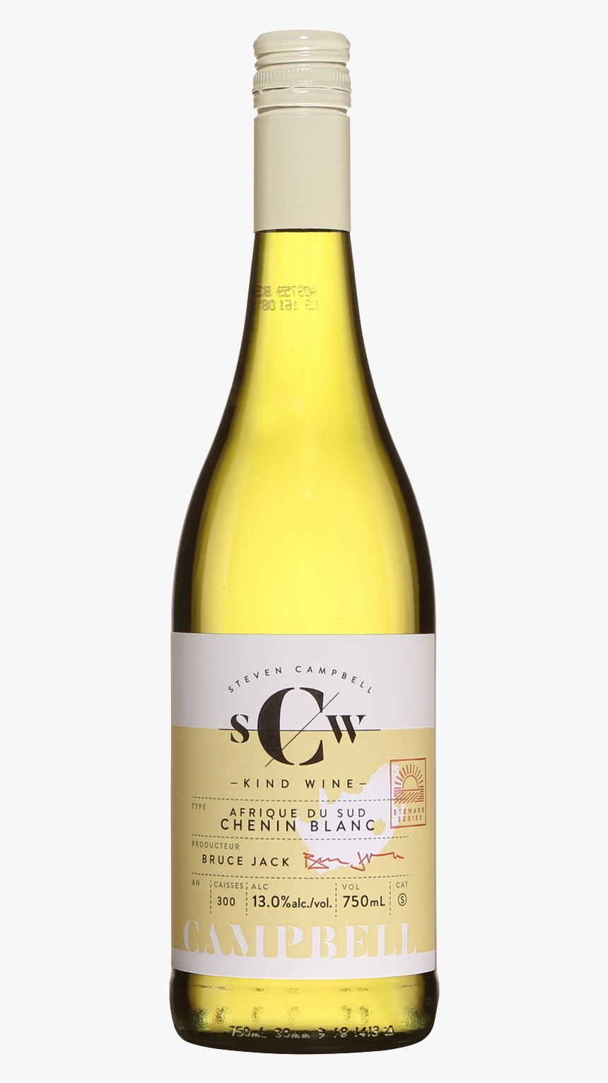 Campbell Kind Wines Chenin Blanc Western Cape - Glass Bottle, HD Png Download